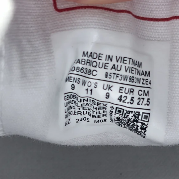 Converse Chuck Taylor All Star Sneakers 70 Low Shoes Unisex Leather Sz Men9/wo11 - Picture 8 of 8